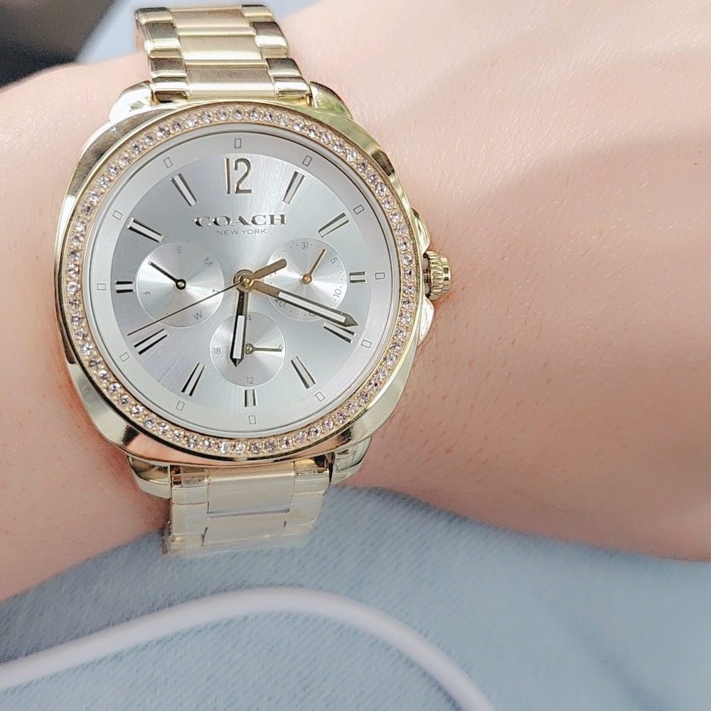 Coach Gold and Silver Elegant Watch